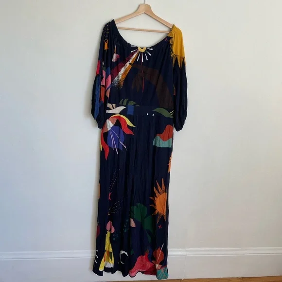 ❌ SOLD ❌ Farm Rio Frances Jumpsuit Anthropologie - Picture 6 of 9